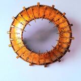Brutalist sunburst wall light 1960