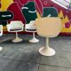 Série 4 chaises tulipes