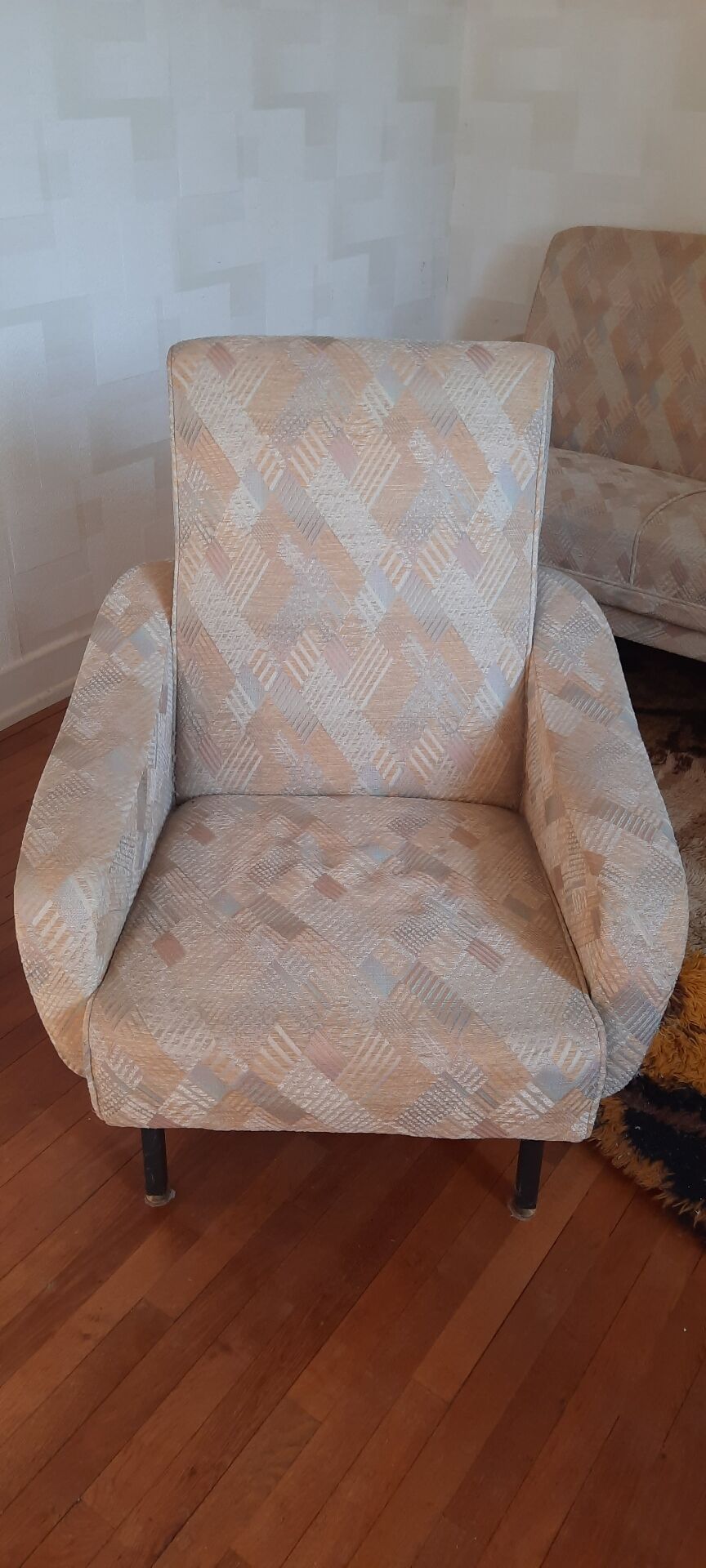 Canapé et deux fauteuils