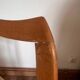 2 wooden chairs