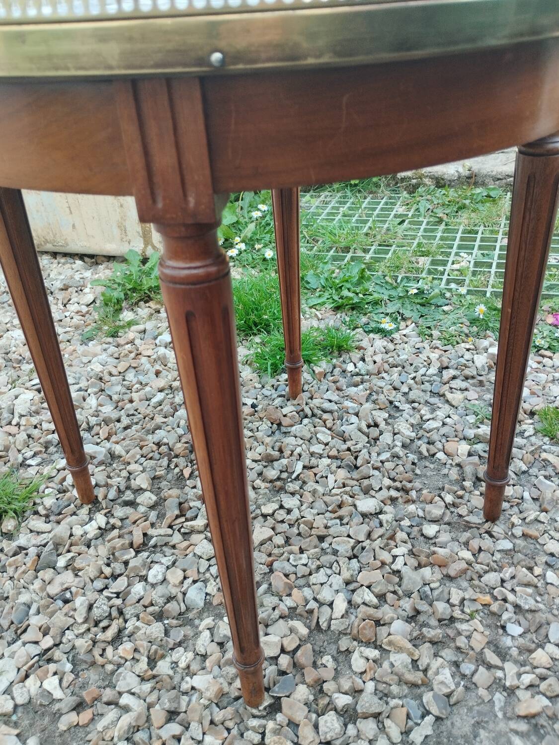Table  bouillotte ancienne