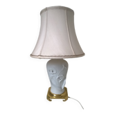 Lampe en biscuit Calla Lily Franklin Mint par Nicholas Berenczy