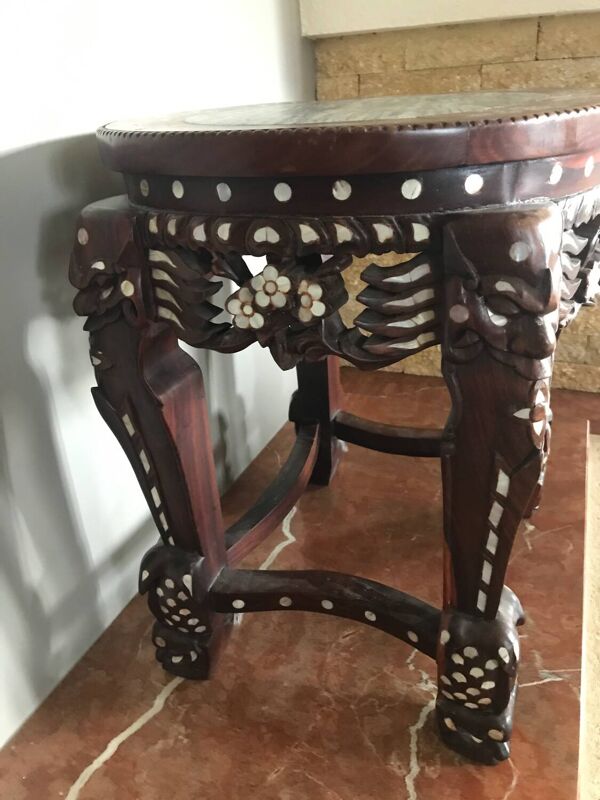 Table sellette chine nacre