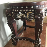 Mother-of-pearl china side table
