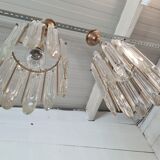 Suspensions en cristal de murano des années 70