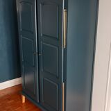 Scandinavian wardrobe wardrobe ganne blue