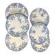 6 flat plates iron earth XIXth Choisy the king