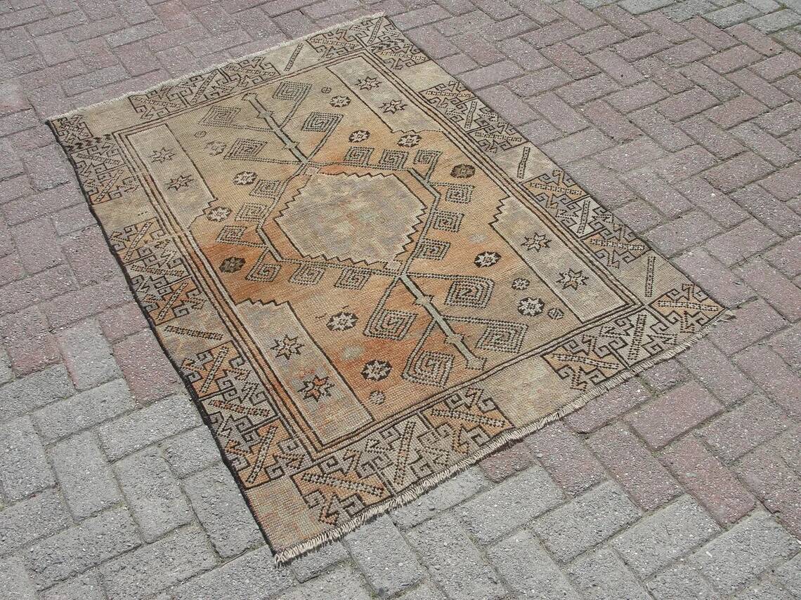Red carpet runner medium office rug - wool living room rug