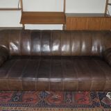 De Sede DS44 3-seater sofa in buffalo leather, Switzerland 1970s