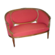 sofa style louis xvi th model medallion basket