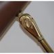 Vintage desk lamp double casserole in metal and brass, 1960