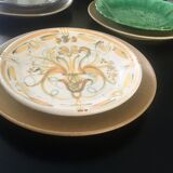 Set de 8 assiettes, Grès Village