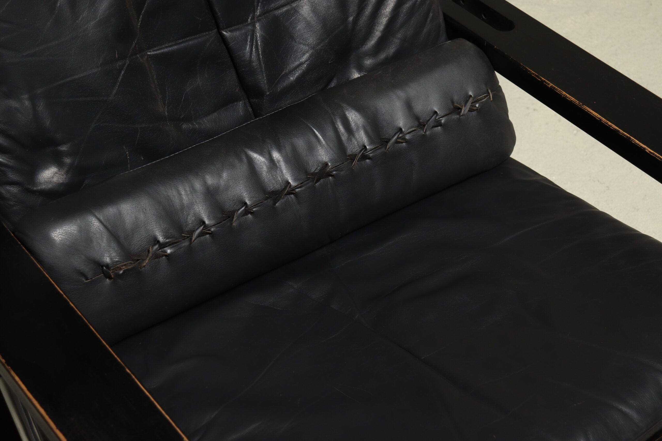 Brutalist lounge chair by Sonja Wasseur 1970s