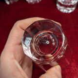 4 verres en cristal