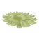 Contemporary Venetian Sunflwer Murano Glass Green Flush Mount