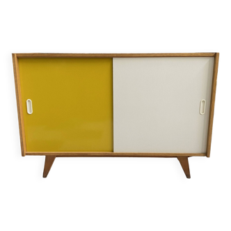 Yellow Jiroutek sideboard 1960s for interier Praha