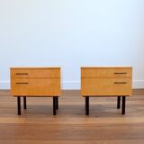 Pair of vintage bedside tables 1960s