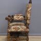 Ornamental armchair in oak, Louis XIII style – Early 20th century