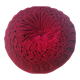 Coussin rond en velours