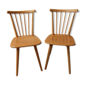 Chaises barreaux vintage