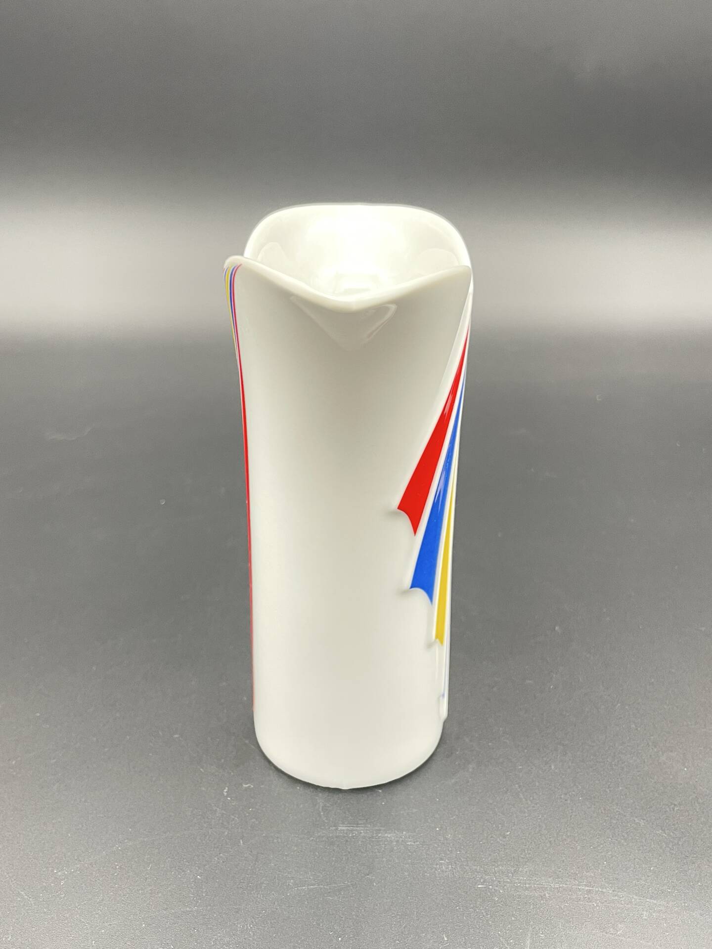 Vintage vase Thomas Germany with postmodern design.