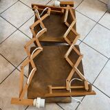 Pair of Translandia Denmark Scandinavian vintage wooden articulated wall lights 1960s