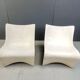Pair of Silène lounge chairs by M. Borgnat for Clairitex, 1960s