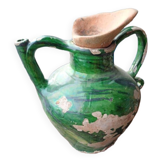 Orjol glazed terracotta jug 19th century