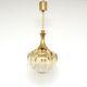 Glass Doria lamp, Germany 1970s