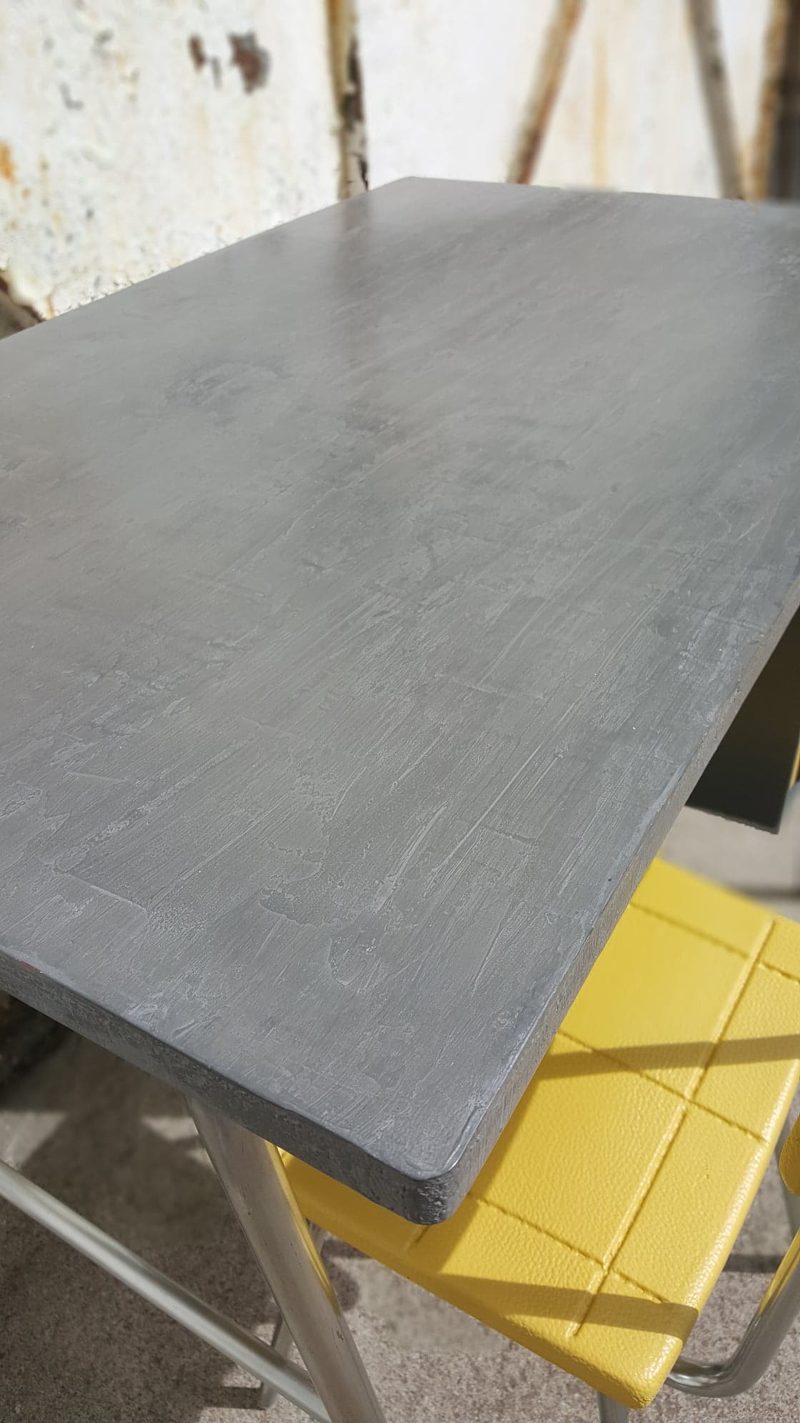 Office and his vintage chair year 60