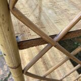 Vintage rattan shelf