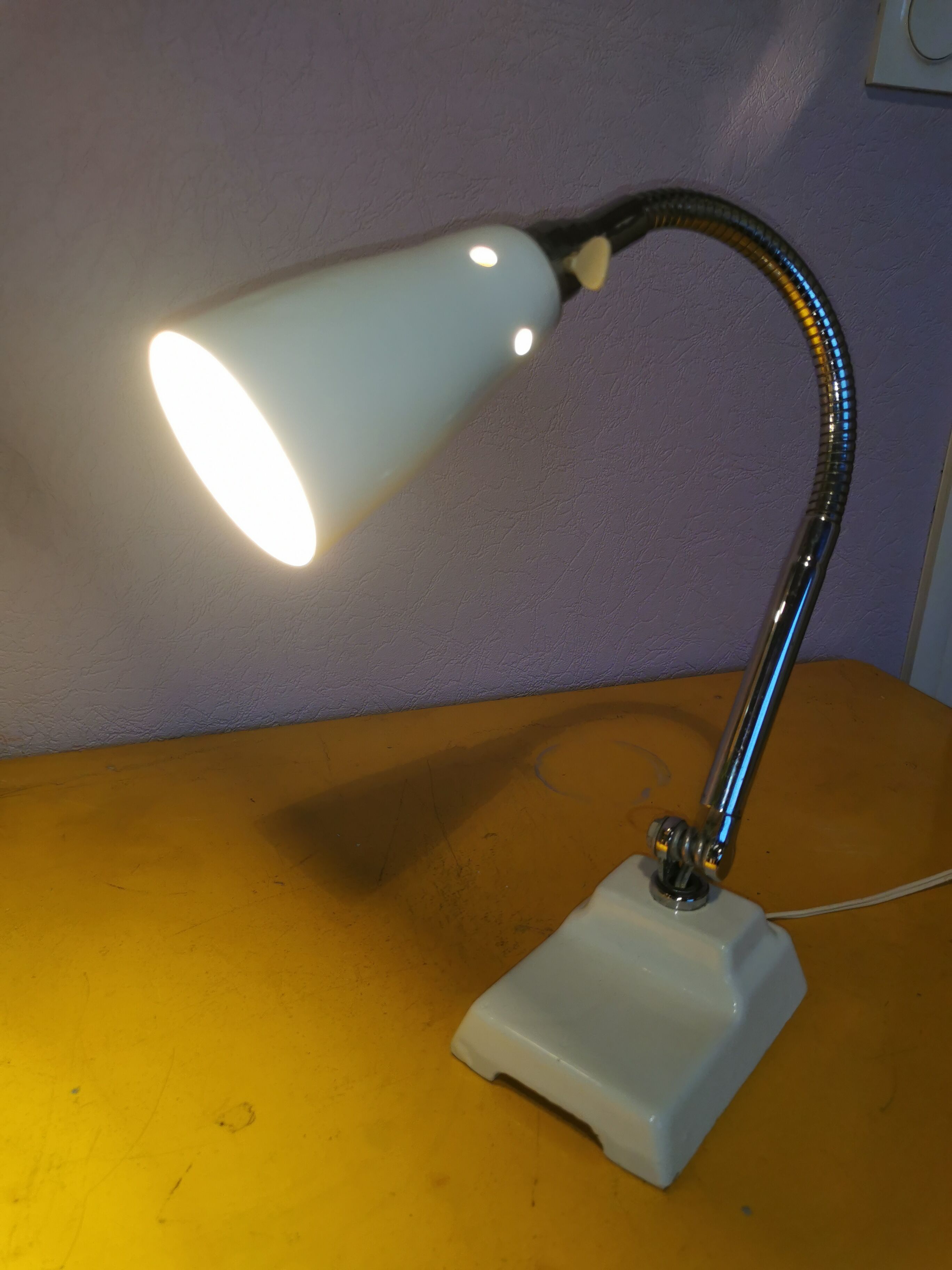 Kieklair natural science lamp, France, 1958