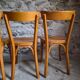 Set of six Baumann bistro chairs, France, 1950s
