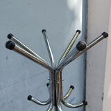 Vintage chrome coat rack