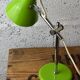 Small green bedside lamp