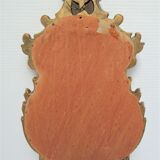 Mirror rocaille gilded ice saint-gobain vintage