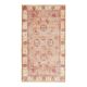Vintage Turkish Oushak Handmade Wool Cotton Pink Area Rug 115x211