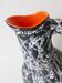 Pitcher vase ceramic way wash & orange 1950 1960 vintage 50's 60's