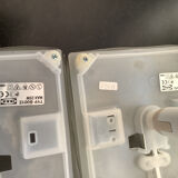 Pair of Ikea ice cube lamps