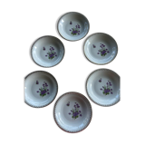 6 soup plates FD real porcelain