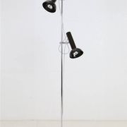 Big mid-century double-spot floor lamp / 1960s–1970s / space age / Danish modern design
