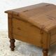 Vintage 1950s solid wood table writing desk