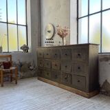 Green patina workshop furniture