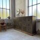 Green patina workshop furniture