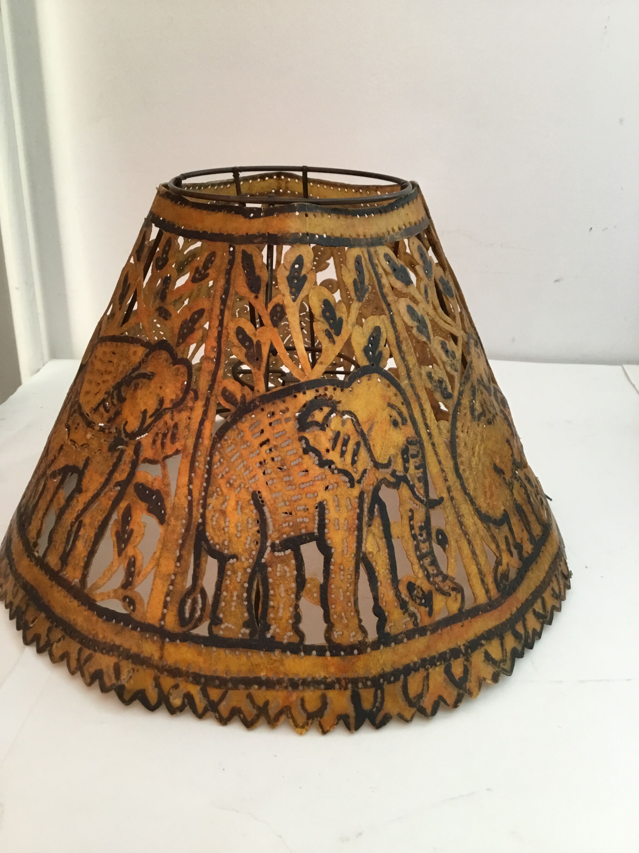 Pair of offaled leather day open