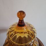 Amber glass candy