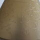 Vintage table lamp in turned wood and fabric lampshade