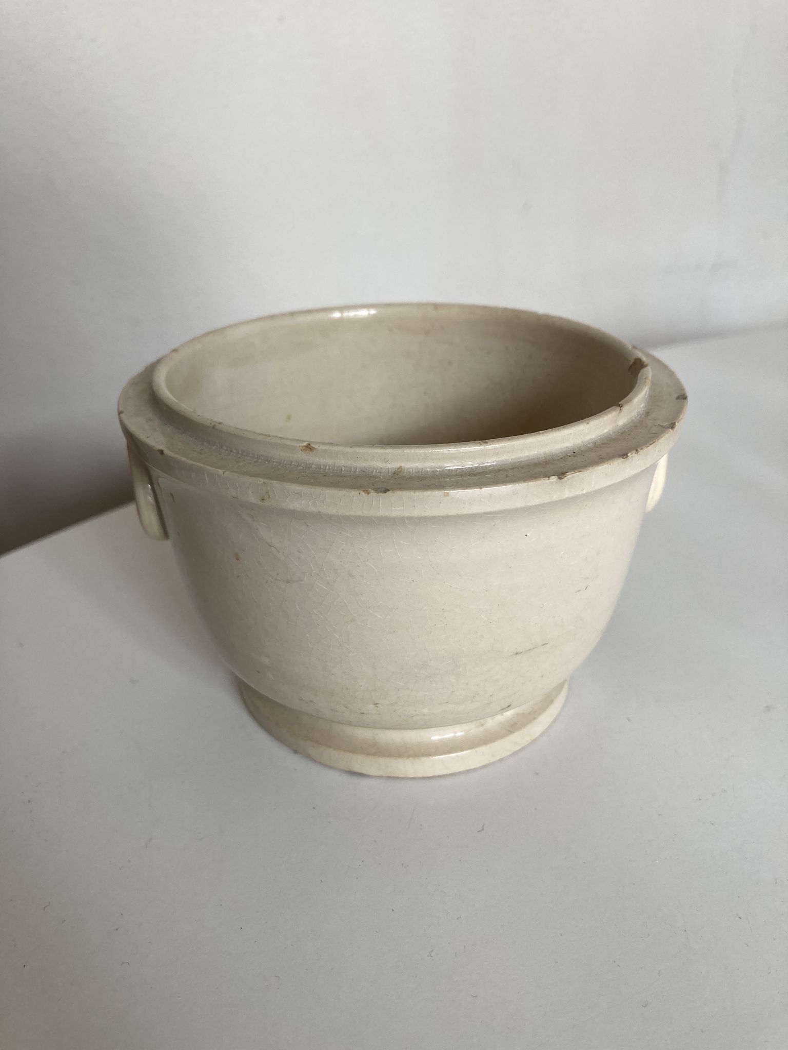 Pot de faïence directoire de digoin et sarreguemines néo classique 1860
