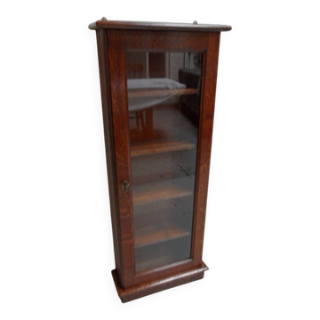 Vitrine en chêne ancien