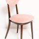 Pink Heart Mid-Century Cotton Velvet Chair, Europe, 1960s